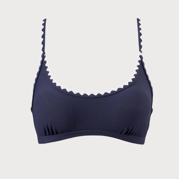 Berlook Navy Blue Contrast Stitch Bikini Set, NWT - Picture 10 of 12